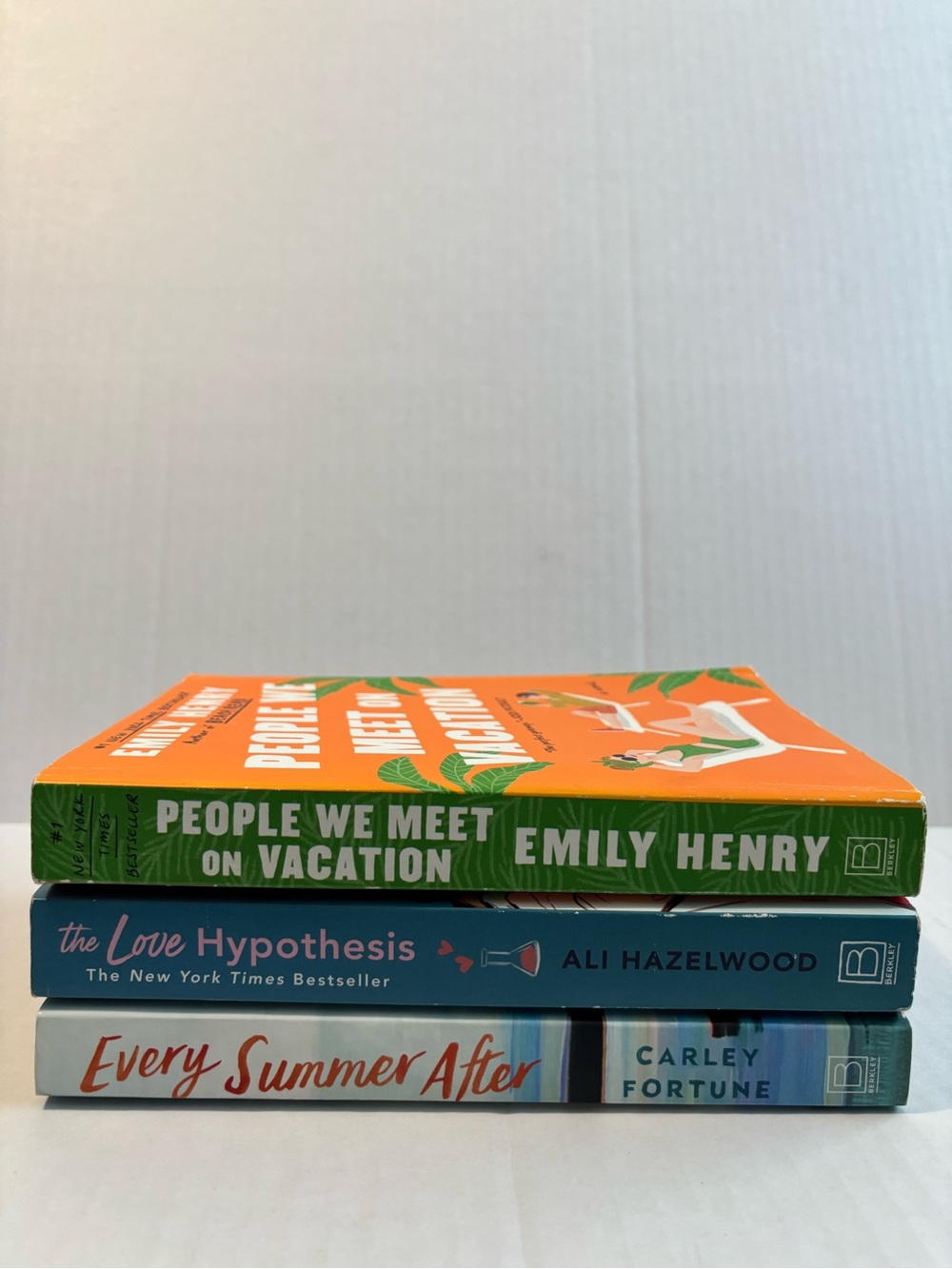 3 Book Lot! People We Meet On Vacation, The Love Hypothesis, Every Summer After